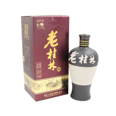 桂林牌45度老桂林酒500mL桂林三花酒米香型广西土特产米酒白酒