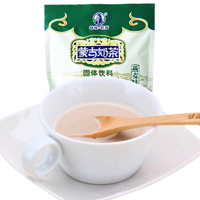 塔拉额吉正宗蒙古香米奶茶400g*3包内蒙古炒米奶茶粉独立包装 袋装