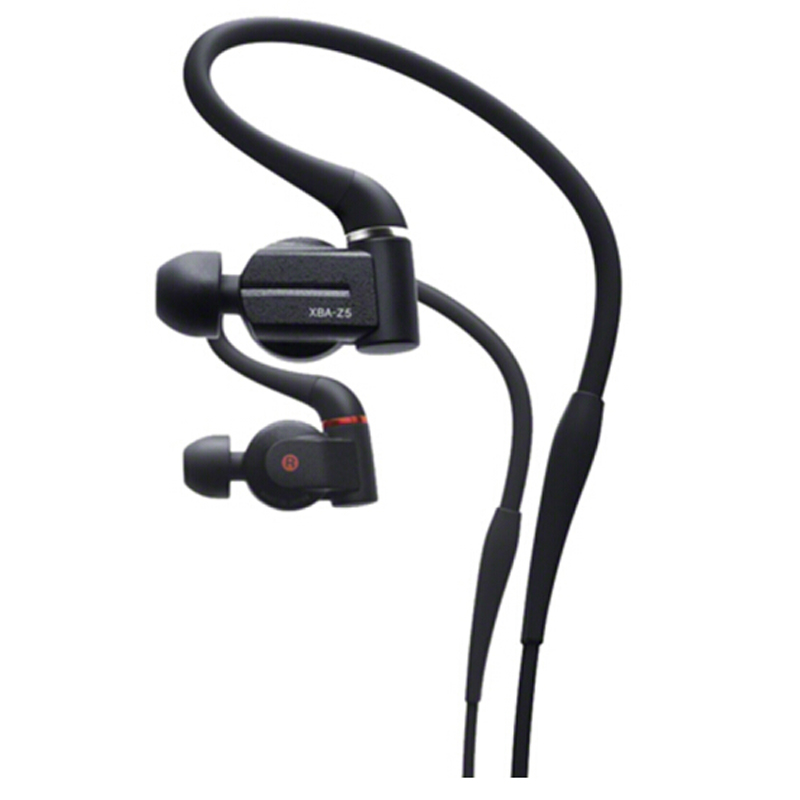 索尼（SONY） XBA-Z5三单元结合入耳式平衡低音圈铁耳机 HIFI耳机HI-Res 发烧耳机 黑色
