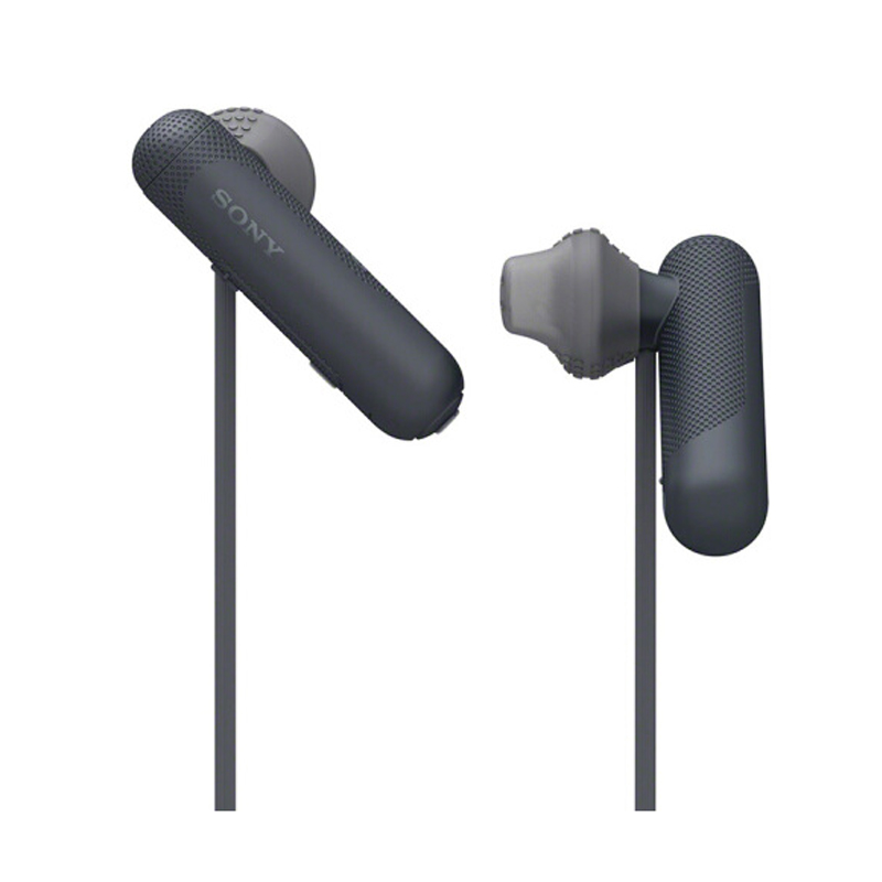 索尼（SONY） WI-SP500无线蓝牙跑步运动耳机 IPX4防水 重低音 颈戴式免提通话耳麦 苹果华为小米通用 黑色