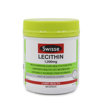 Swisse 大豆卵磷脂软胶囊1200mg 300粒 1瓶装 鱼油搭档 中老年人(膳食营养补充剂)澳洲进口