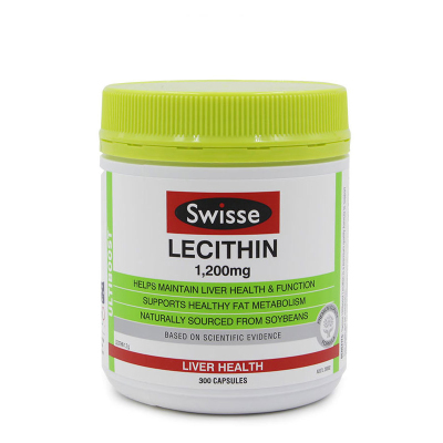 Swisse 大豆卵磷脂软胶囊1200mg 300粒 1瓶装 鱼油搭档 中老年人(膳食营养补充剂)澳洲进口