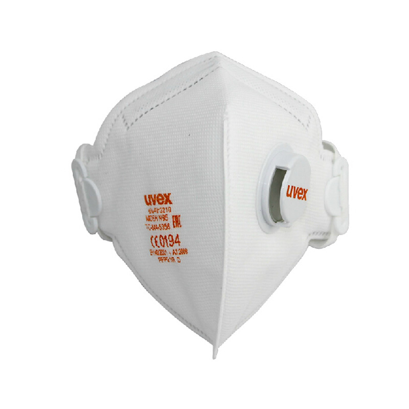 德国优唯斯UVEX3210防尘口罩 N95口罩 防工业粉尘防雾霾防PM2.5带呼吸阀男女透气口罩