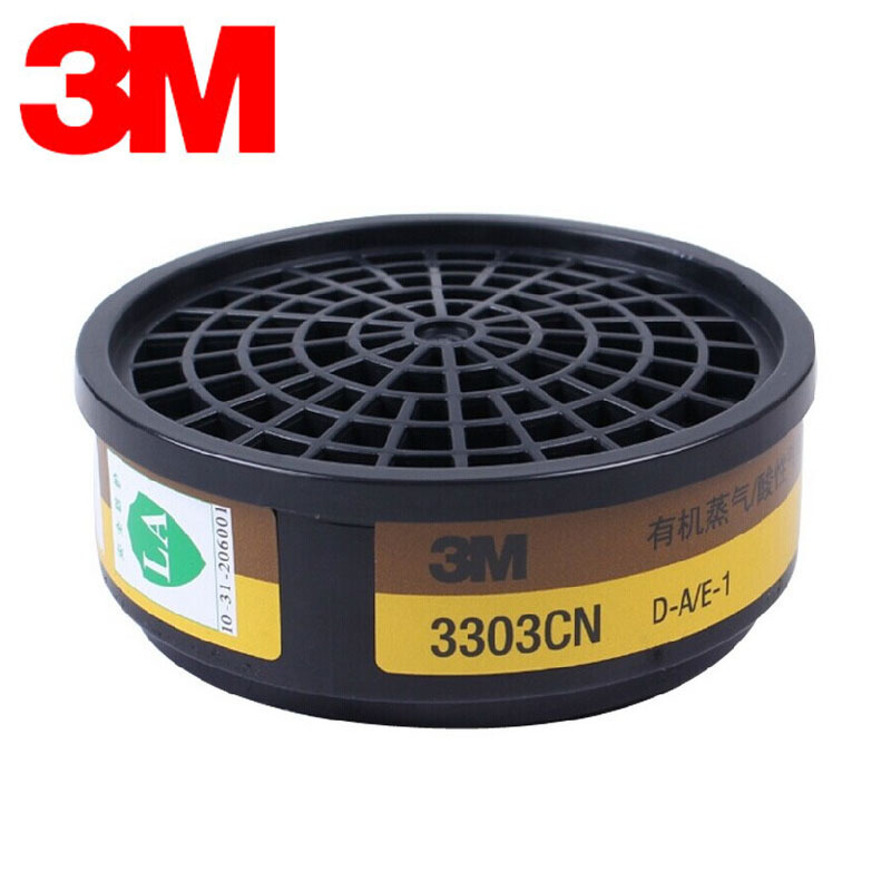 3M 3303CN有机酸性气体滤毒盒 二氧化硫 配3M3200防毒面具 配1203防毒口罩