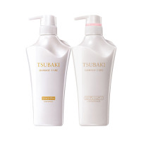 Shiseido资生堂丝蓓绮洗发白椿无硅油洗发水护发素套装500ml+500ml 日本原装进口