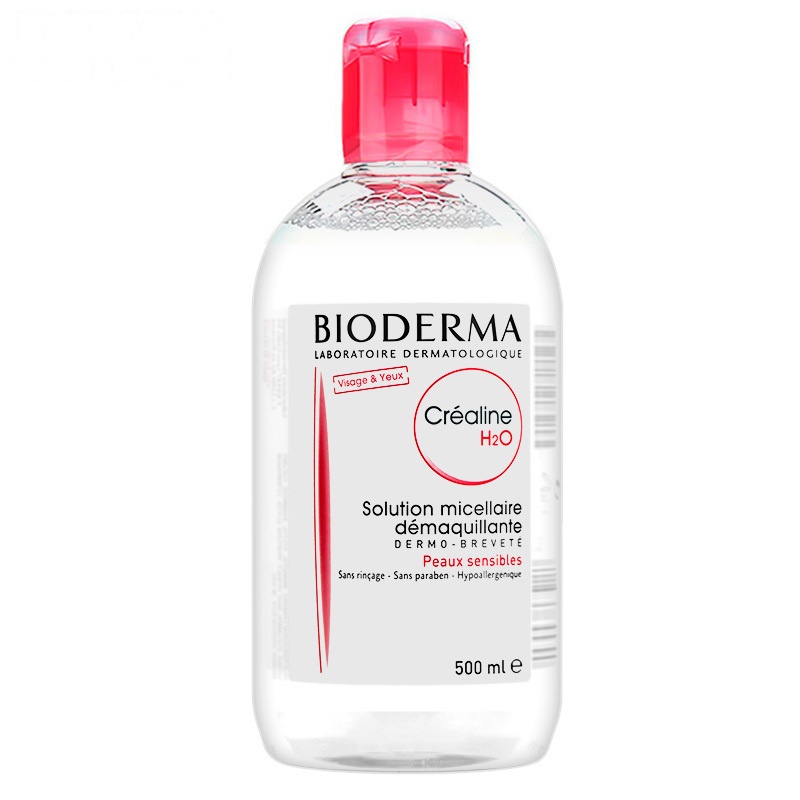 Bioderma贝德玛 卸妆水舒妍洁肤液 粉水-干性中性敏感性500ml