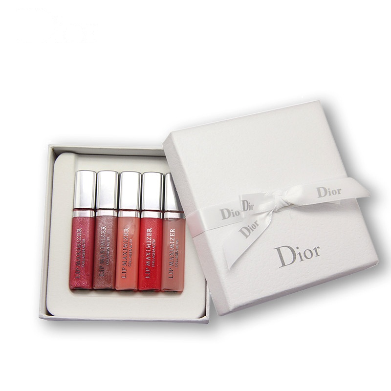 [赠专柜礼品袋]Dior迪奥KISS魅惑唇彩 五件套 唇蜜套装礼盒