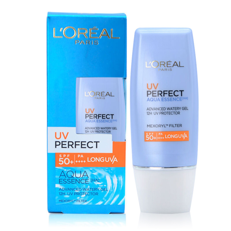 欧莱雅(LOREAL) 完美UV抗晒隔离乳液30ml SPF50 紫色 保湿补水 各种肤质通用