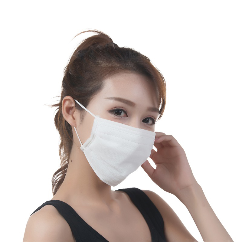 棉纱口罩防尘透气口罩防工业粉尘可清洗防护纱布口罩男女士白色口罩