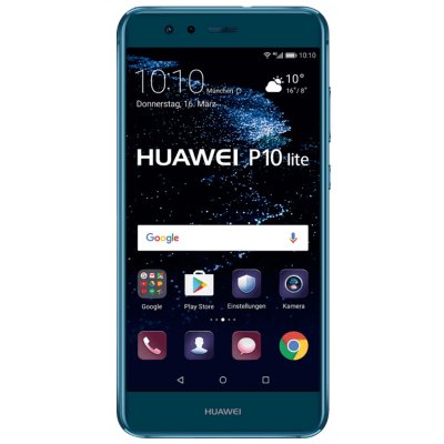 HUAWEI华为P10青春版智能手机 P10 Lite移动联通双卡双待4G手机指纹感应 港版原装全新蓝色