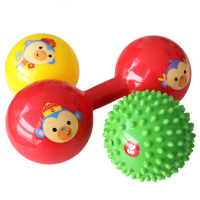 Fisher-Price 费雪新生儿训练球礼盒套装宝宝手抓球皮球健身捏捏叫婴儿玩具