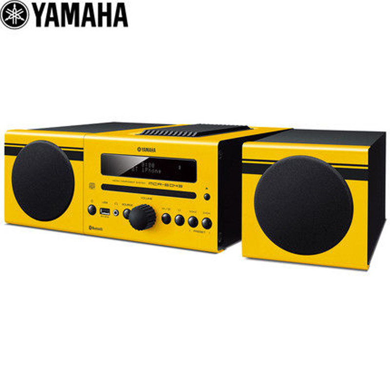 Yamaha/雅马哈 TSX-B141 蓝牙 NFC 时钟 FM CD播放 桌面音响香槟金