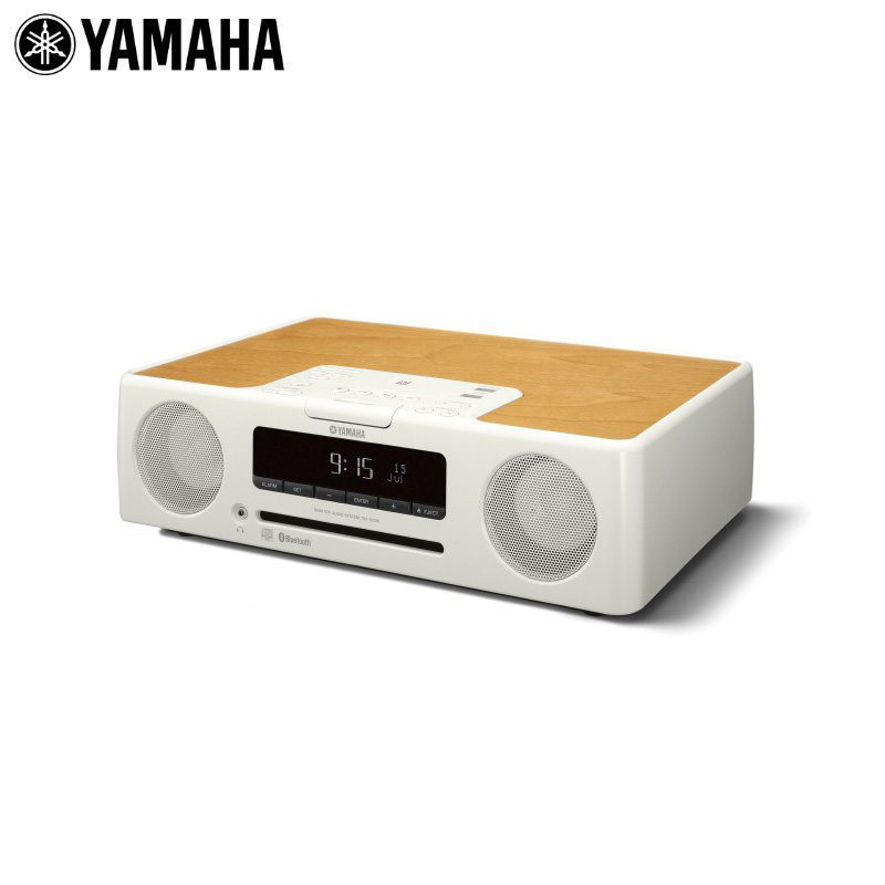 Yamaha/雅马哈 TSX-B237 家用无线蓝牙桌面音响收音机卧室床头胎教音箱 迷你CD播放器 桦木白