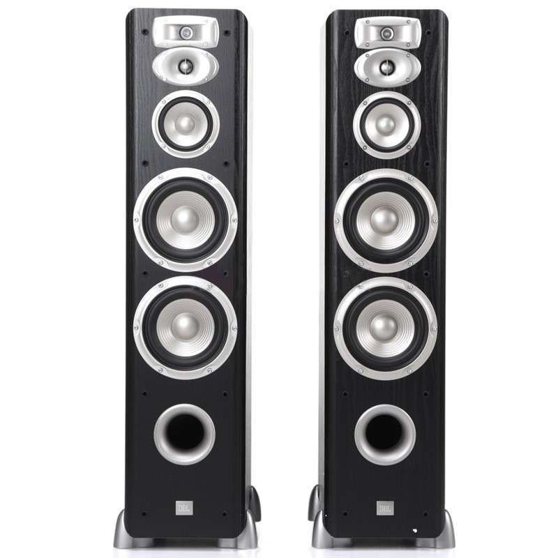 JBL L880 L系列5.1家用家庭影院音响 发烧HiFi落地主音箱音箱 黑色 国行