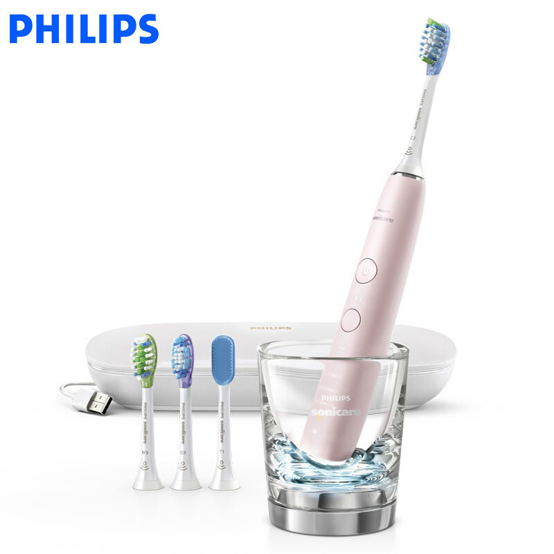 飞利浦(PHILIPS) 电动牙刷 HX9924/22 钻石亮白智能型 成人充电式 声波震动牙刷蓝牙版 五大模式智能计时