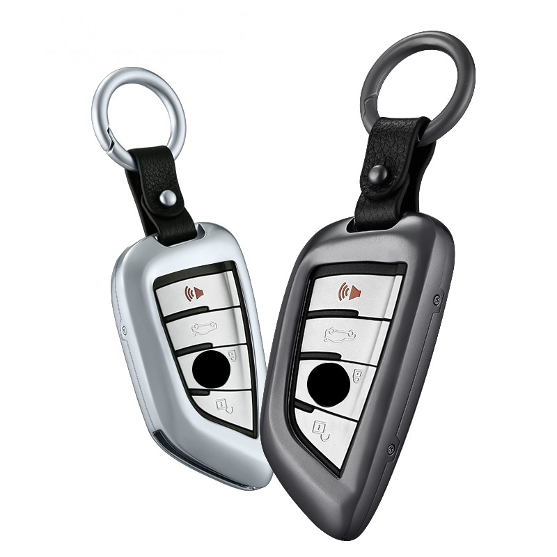 金免贝贝jintubeib专用于宝马钥匙包新X1X5X6系列铝合金钥匙壳汽车钥匙包钥匙扣壳套
