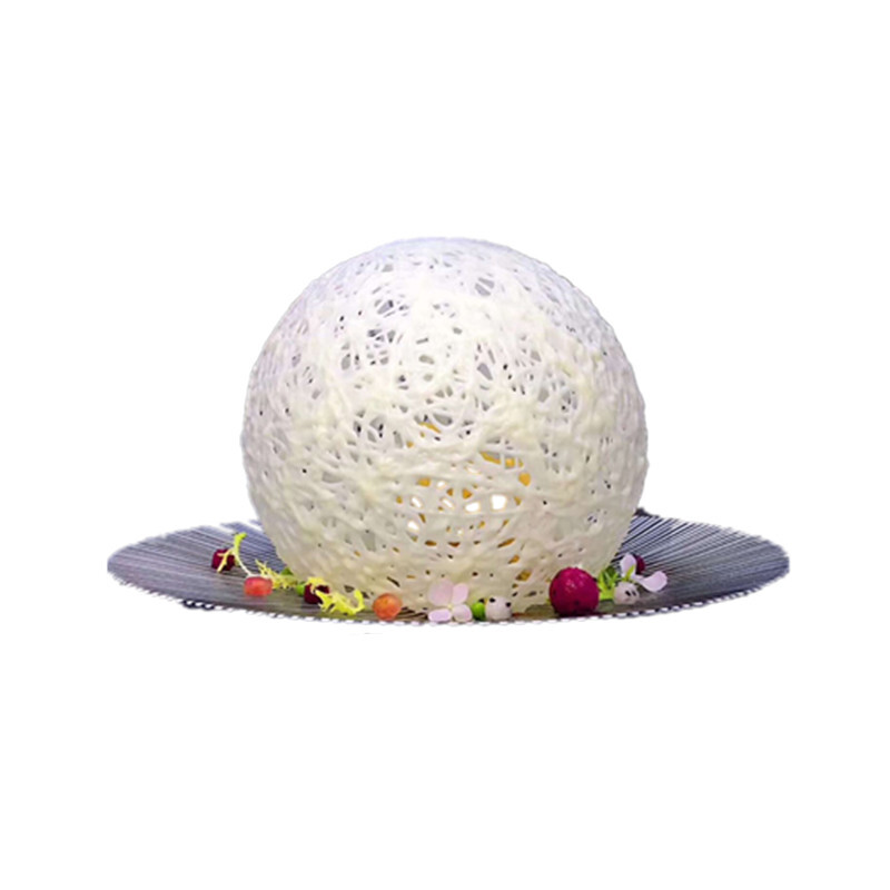 洋子(YangZi)家装夜明珠模具巧克力球体气球造型模具糖网罩模具白色恋人l加厚气球6个球模具+针打气筒+2斤巧克力