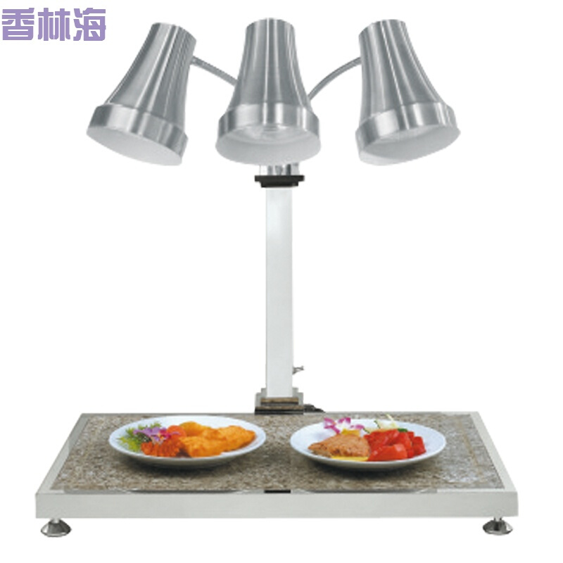 洋子(YangZi)两头保温座自助餐食物保温灯双头食品保温灯大理石台灯加热烤肉灯