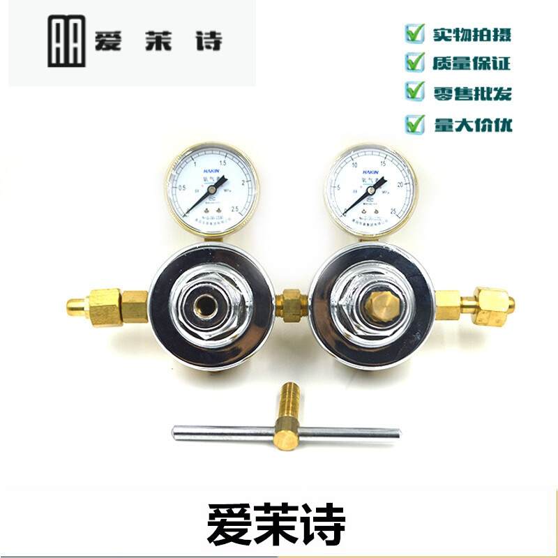 洋子（YangZi）青岛华青氧气管道双极减压器高压减压阀调压器减压表YQD-11氮气