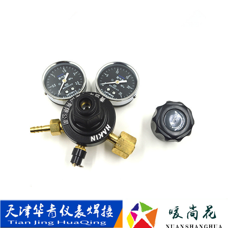 洋子(YangZi)华青氮气YQD-09气瓶减压器氮气表减压阀减压表调压阀减压器节流阀