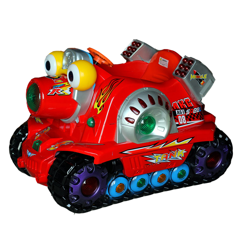 洋子(YangZi)大眼睛坦克摇摆机 摇摇马 彩灯电动儿童投币玩具 音乐摇摇车