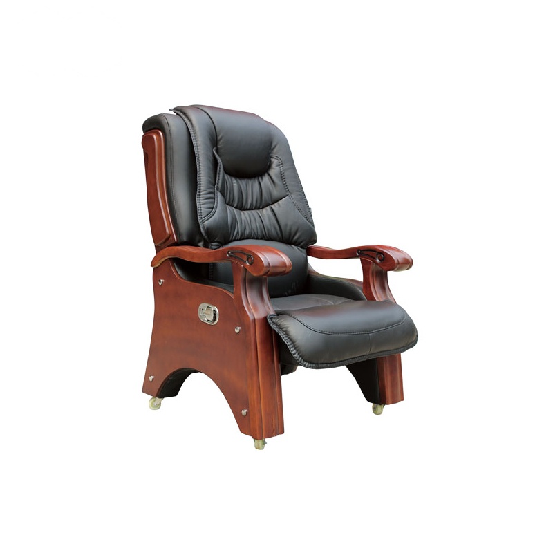 洋子(YangZi)优质真皮座椅老板椅真皮老板椅办公椅老板椅电脑椅实木椅子