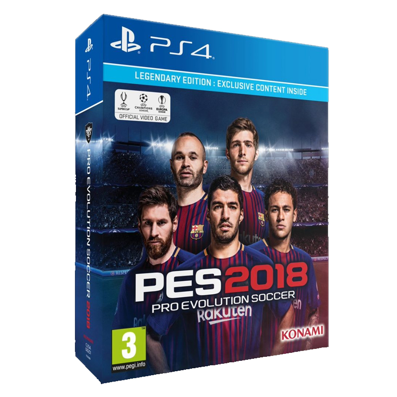 索尼(SONY)PS4 正版游戏 PES2018 足球 限定版 港版中文