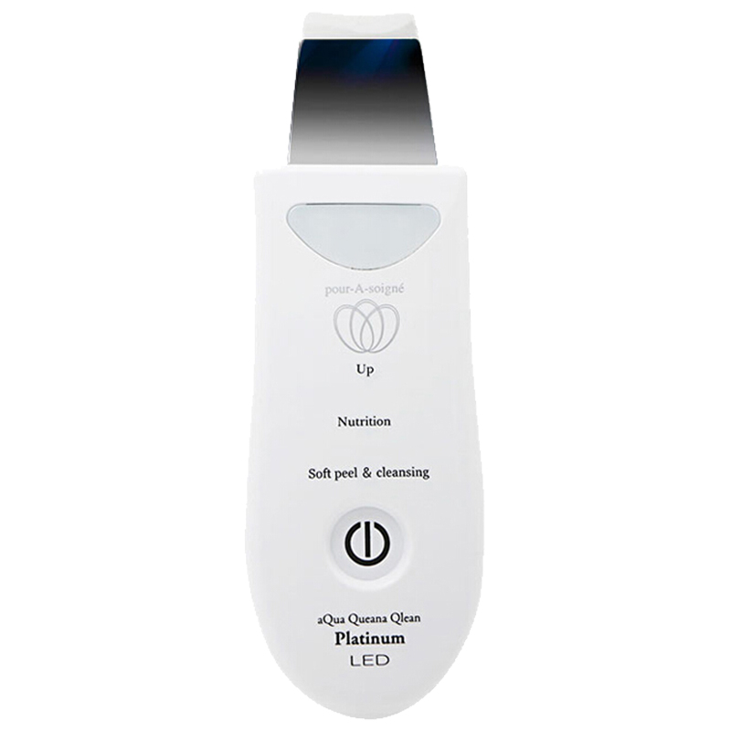 Platinum LED Aqua queana 美容仪 祛去黑头神器毛孔清洁 吸黑头仪器内置电池充电式 白色日本进口