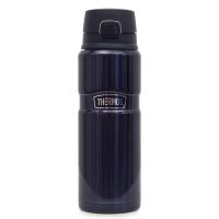 膳魔師(THERMOS) 保温杯SK4000大容量710ML水杯304不锈钢户外办公长效保温保冷一键开启出行深蓝色通用