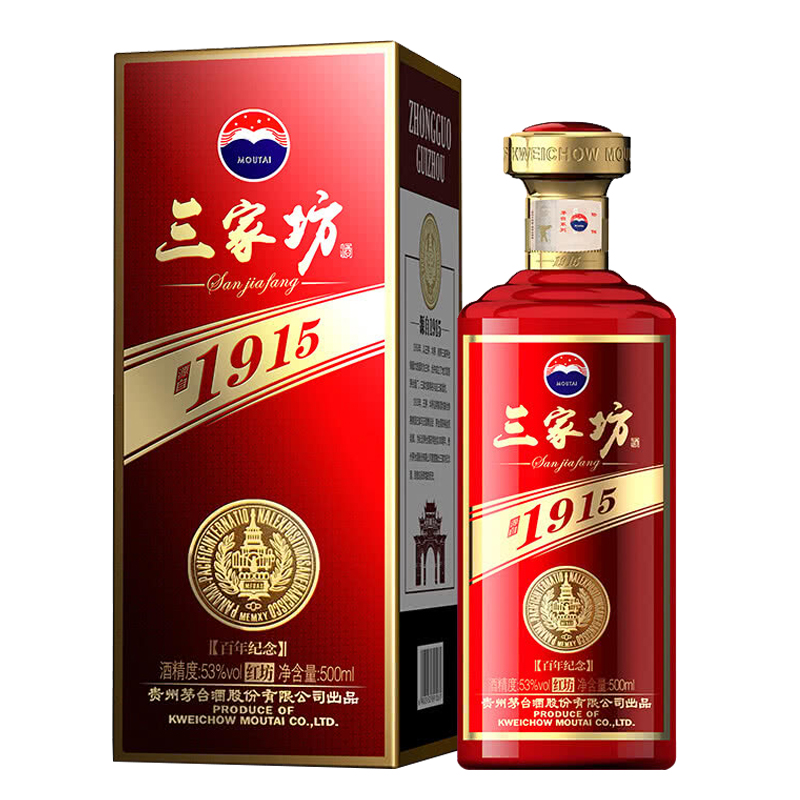 茅台 三家坊1915酒 （红坊）500ml