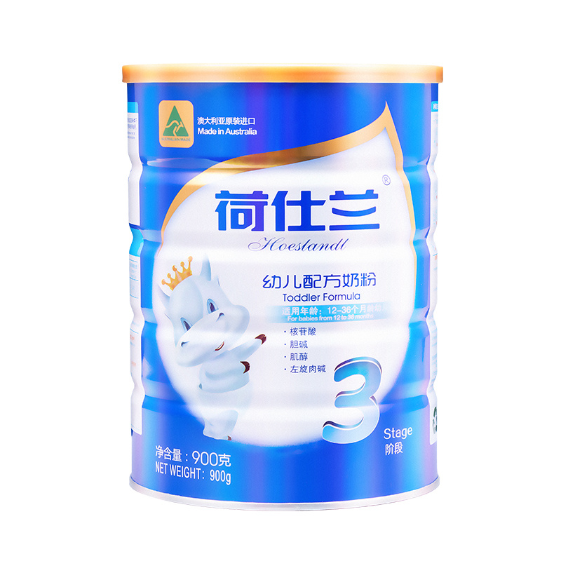荷仕兰 (Hoeslandt )乳铁蛋白 幼儿配方奶粉12-36个月900克罐装/听装