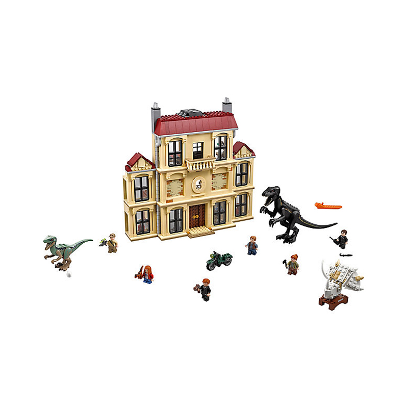 LEGO乐高 75930 暴虐龙袭击洛克伍德庄园 侏罗纪世界系列 拼插类积木 适合7-12岁 块数500块以上 材质塑料