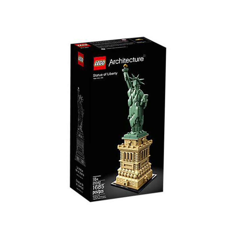 [北欧直邮] LEGO乐高 21042 自由女神像 建筑系列 拼插类积木玩具 适合16岁以上 块数500块以上 材质塑料