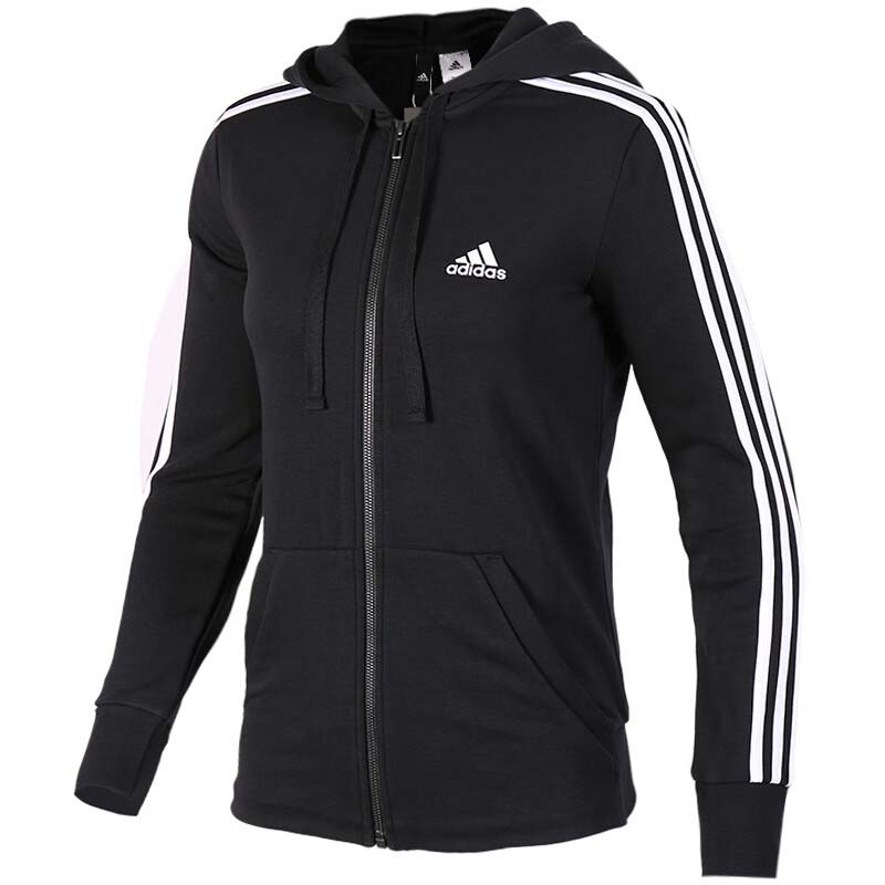 Adidas阿迪达斯女运动散搭推荐套装2018秋季新款女士休闲夹克外套收腿长裤 S97065+S97117