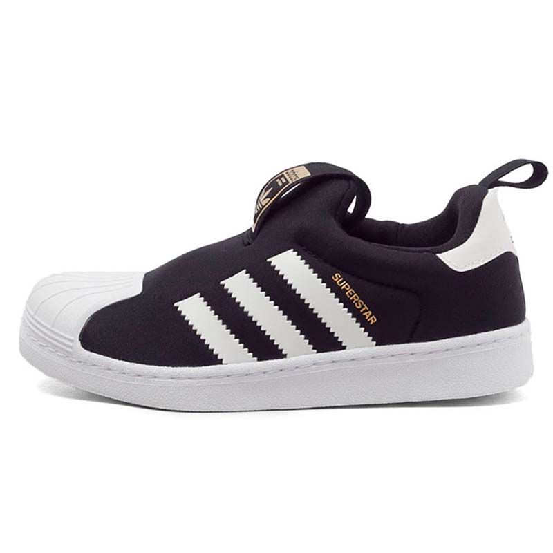 Adidas阿迪达斯三叶草童鞋2018新款Superstar金标小童运动休闲鞋板鞋S32130
