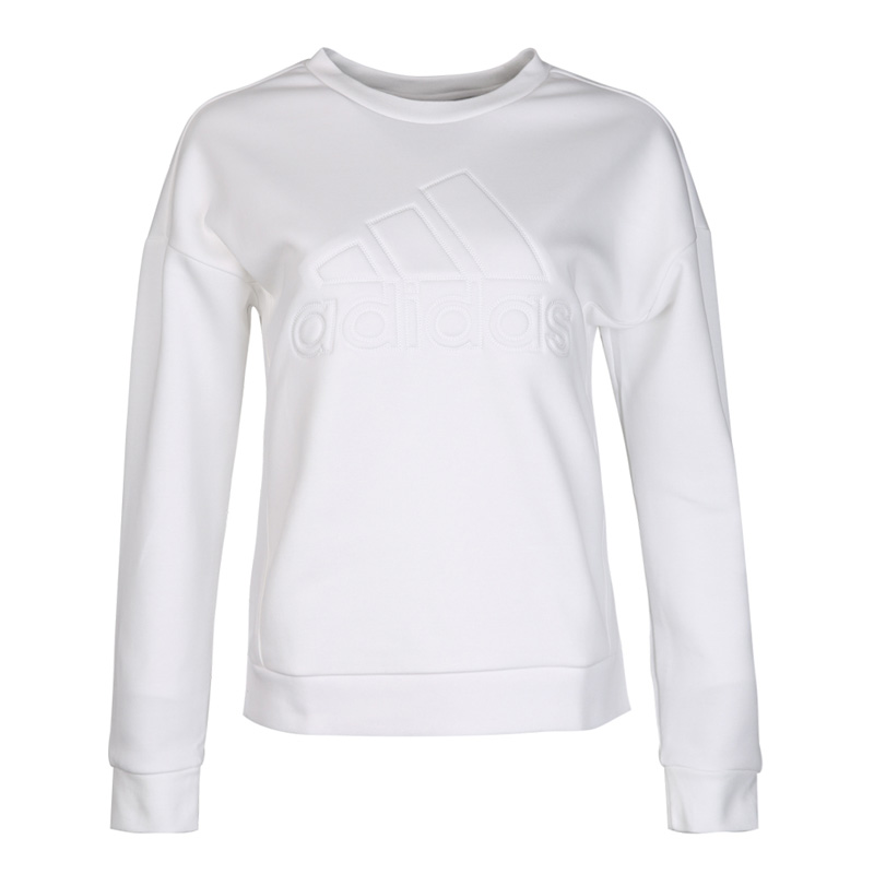 Adidas阿迪达斯女装卫衣2017冬季新款运动服训练休闲套头衫CW0092 WT