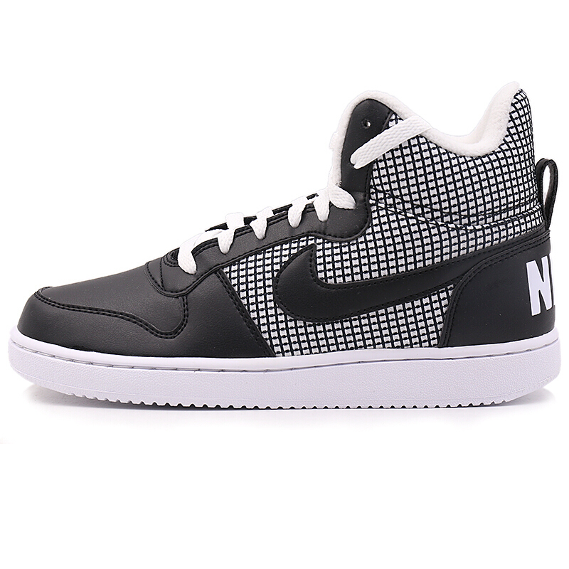 耐克NIKE女鞋板鞋2017冬新款运动鞋高帮耐磨复古保暖休闲鞋916793-100