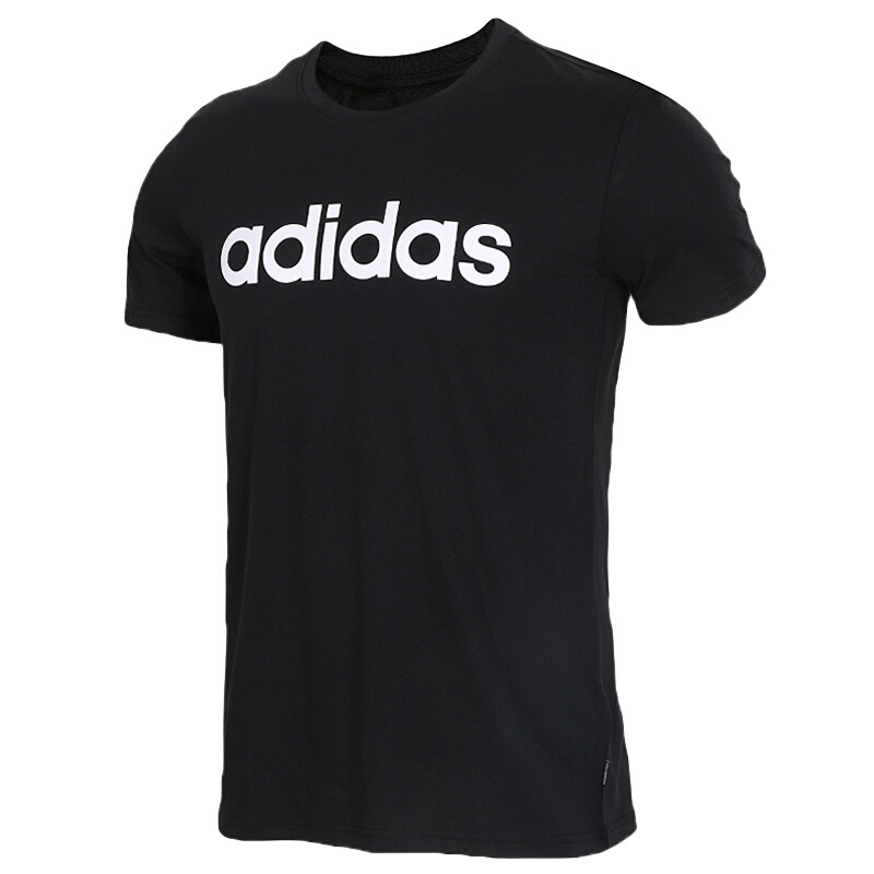 阿迪达斯Adidas男装18年夏季新款neo运动休闲跑步训练圆领透气短袖T恤CV9315