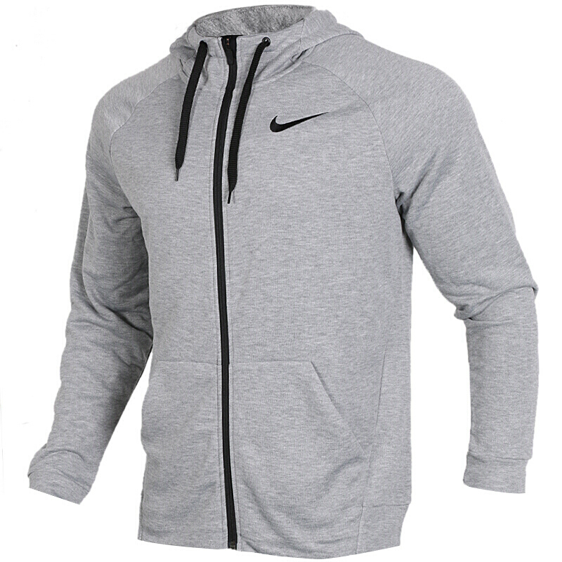 NIKE耐克男装2018春季新款运动针织休闲连帽夹克外套860466-063