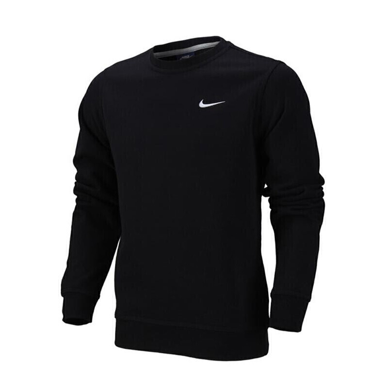 NIKE耐克男装2018春季新款休闲舒适运动长袖T恤套头衫916609-010 WT Z