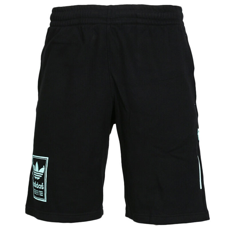 Adidas阿迪达斯三叶草男裤 2018夏秋季新款运动休闲耐磨舒适透气五分裤短裤DN8025
