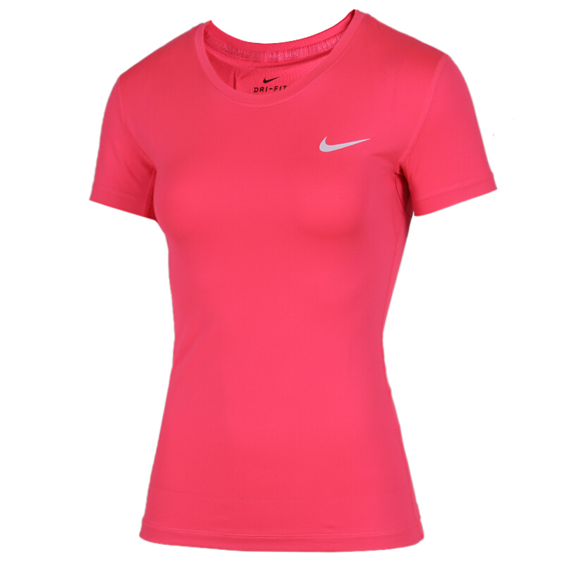NIKE耐克女装 2018夏季新款训练运动健身轻便透气吸汗排湿舒适休闲短袖T恤 938717-010