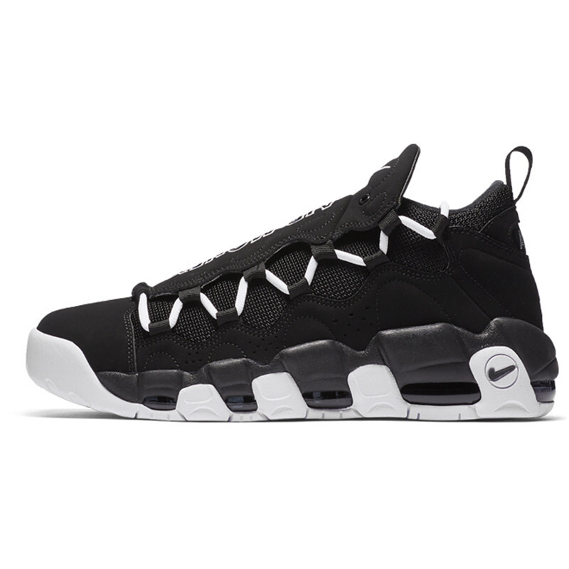 NIKE耐克男鞋 2018秋季新款运动鞋Air More Money金银钱皮蓬篮球鞋 AJ2998-002