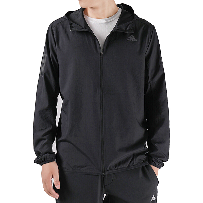 adidas阿迪达斯男装 2018秋季新款运动休闲舒适透气耐磨夹克外套DN8705