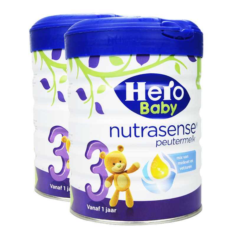 [保税]荷兰美素 Hero Baby白金版 婴幼儿奶粉 3段 1岁以上1-3岁 700g*2(全球购)