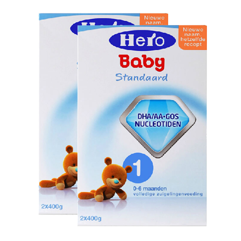 [保税]荷兰美素 Hero Baby 婴幼儿奶粉 1段 0-6个月 800g*2(全球购)