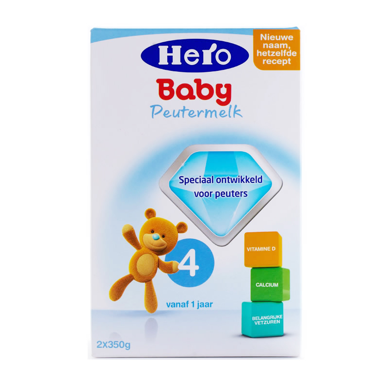[保税]荷兰美素 Hero Baby婴幼儿奶粉 4段 一岁以上1-2岁 800g*1(全球购)