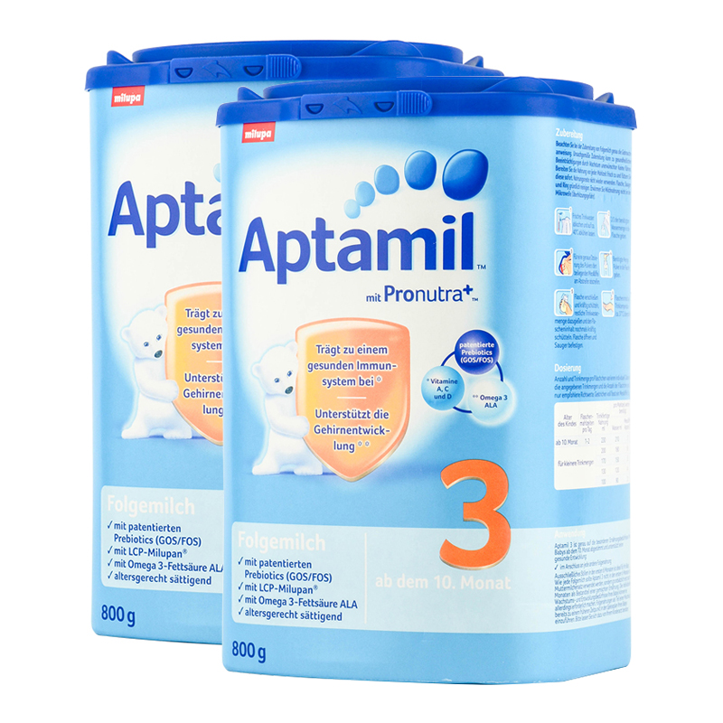 [保税]德国 爱他美(aptamil)婴儿配方奶粉 3段(10-12个月)800g*1罐 (全球购)