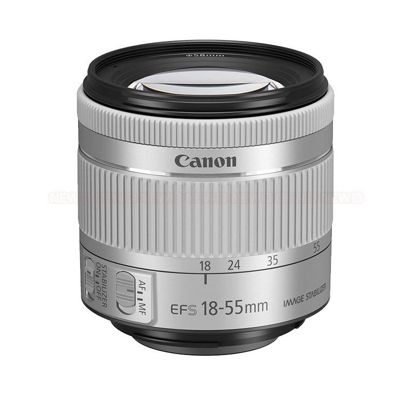 Canon佳能EF-S 18-55mm f/4-5.6 IS STM银色拆机镜头佳能卡口标准变焦滤镜口径58mm