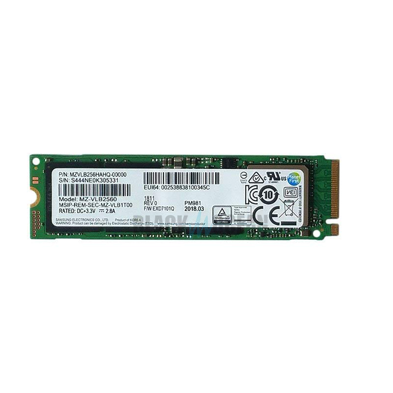 2 pcie ssd固态硬盘 笔记本固态硬盘 pm981-256g(拆机版)